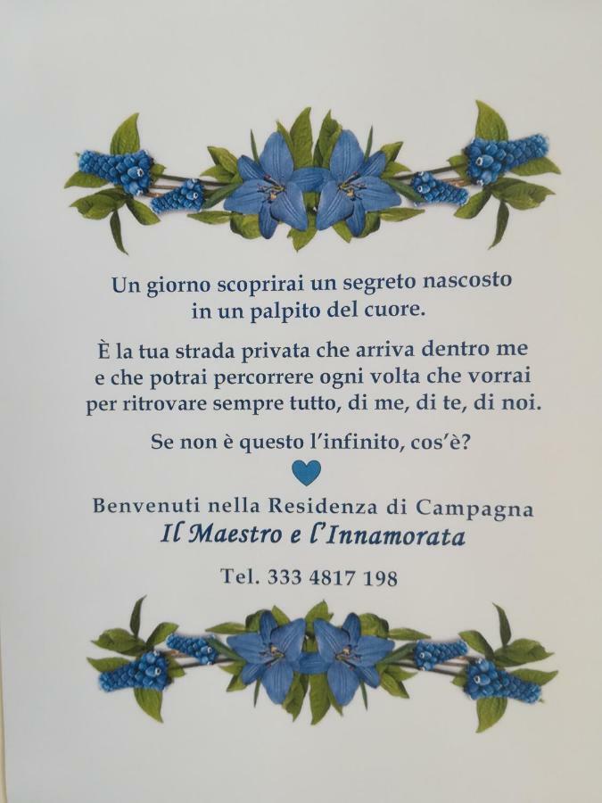 Il Maestro E L'Innamorata Sutri Eksteriør billede